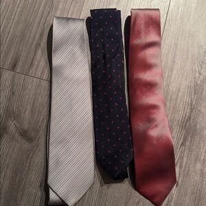 Set Of 3 Ties (1 Is Armani)